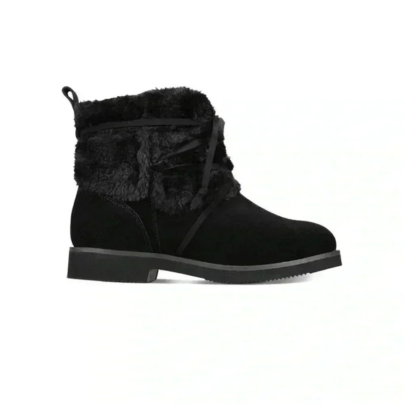 Style & Co. Womens Zijune Leather Lace-up Winter Boots - Picture 2 of 9